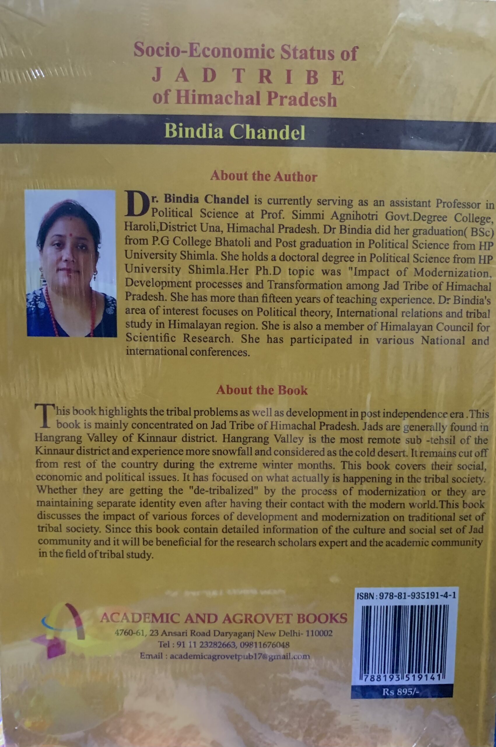Socio-Economic Status of Jad Tribe of Himachal Pradesh by Bindia Chandel - Image 2