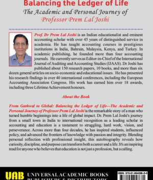 From Garhwal to Global: Balancing the Ledger of Life — The Academic and Personal Journey of Professor Prem Lal Joshi by Prem Lal Joshi