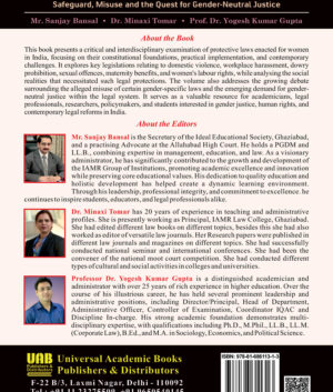Protective Laws for Women: Safeguard, Misuse and the Quest For Gender-Neutral Justice by Sanjay Bansal et al. (Hardcover)